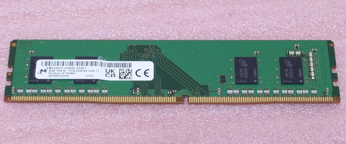 Micron MTA4ATF1G64AZ-3G2E1 - PC4-25600/DDR4-3200/PC4-3200AA Micron MTA4ATF1G64AZ-3G2E1 - PC4-25600/DDR4-3200/PC4-3200AA