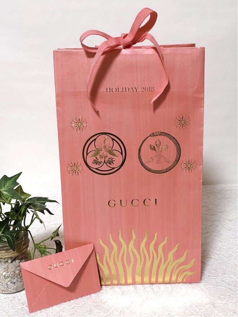 グッチ 「GUCCI」ショッパー 2018限定 紙袋 (4028) 正規品 付属 グッチ 「GUCCI」ショッパー 2018限定 紙袋 (4028) 正規品 付属