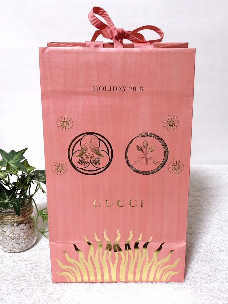 グッチ 「GUCCI」ショッパー 2018限定 紙袋 (4028) 正規品 付属 グッチ 「GUCCI」ショッパー 2018限定 紙袋 (4028) 正規品 付属