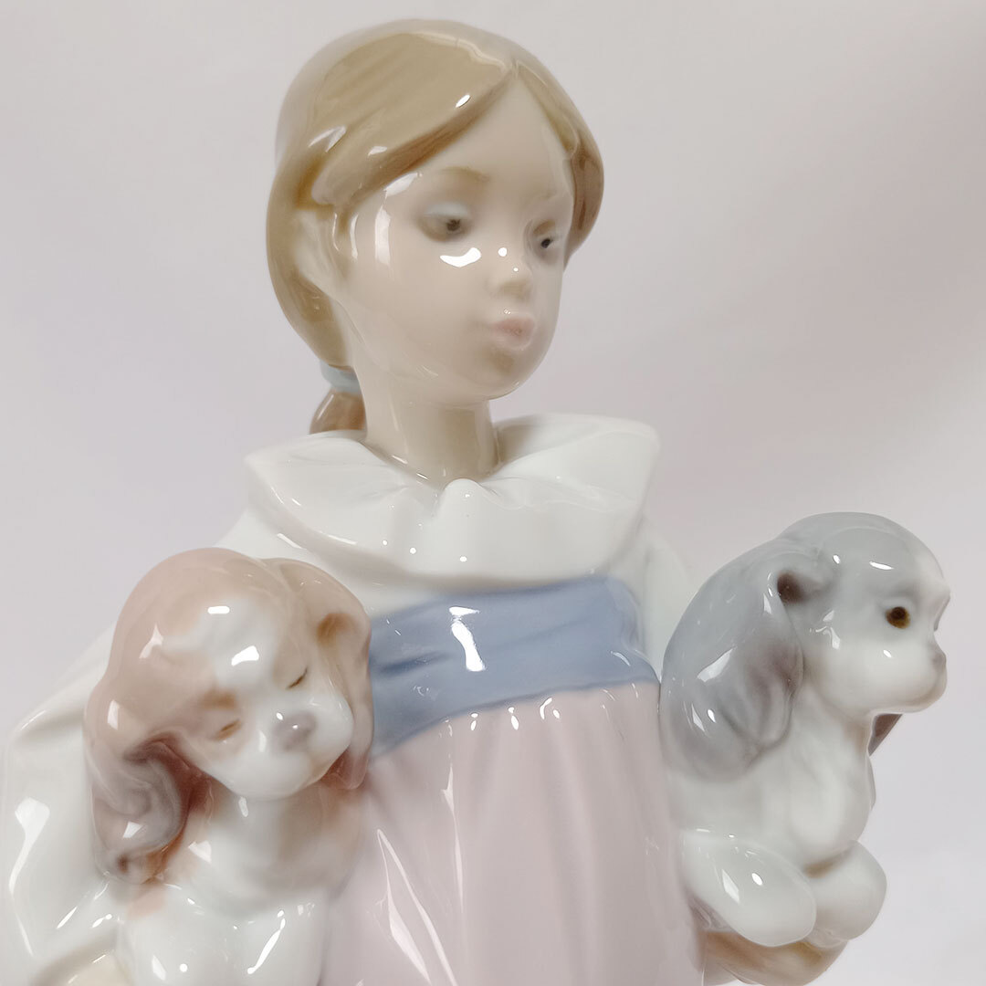 送料無料】 LLADRO 6419 私のパピーたち リヤドロ フィギュリン 送料無料】 LLADRO 6419 私のパピーたち リヤドロ フィギュリン