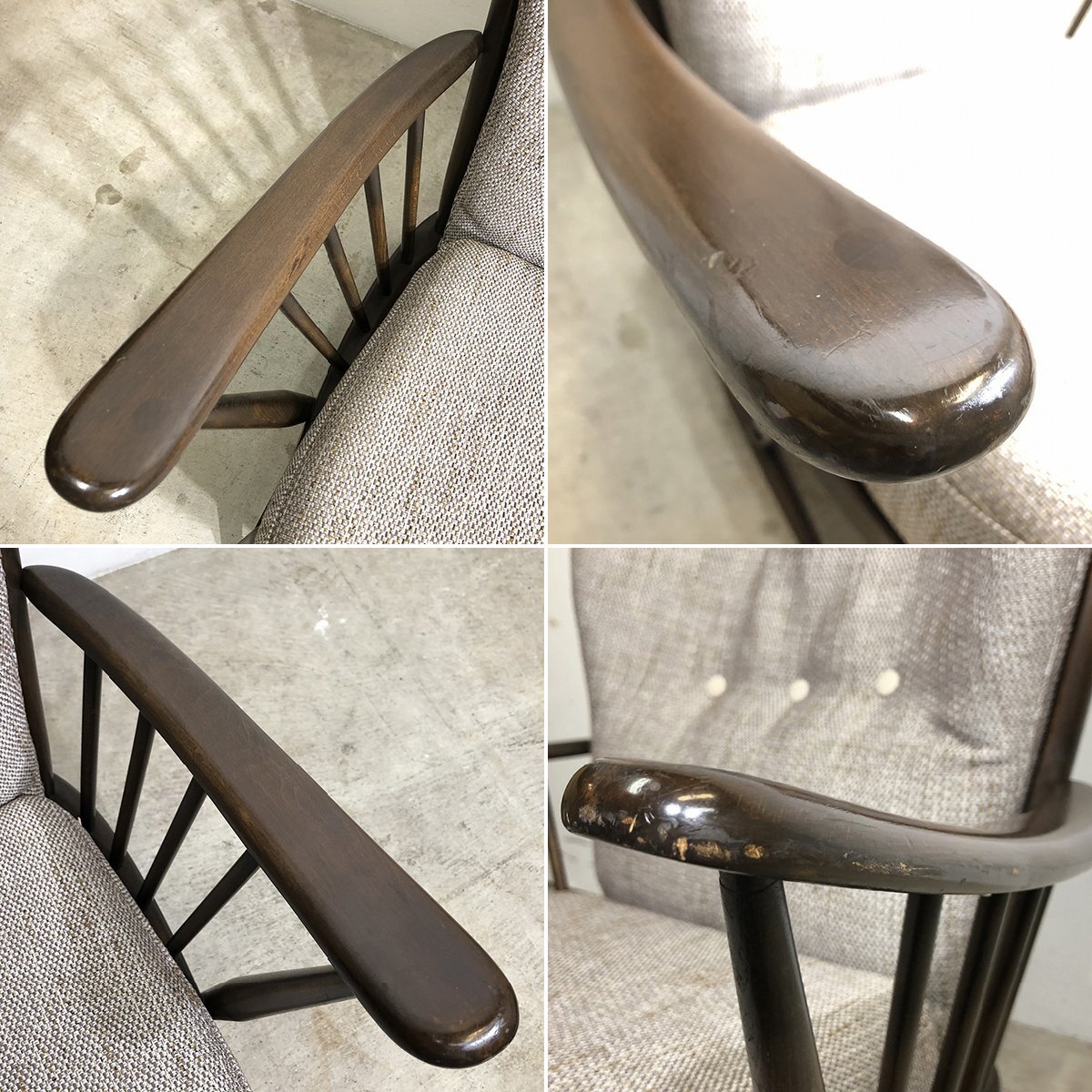 クッション テープ交換済 ERCOL アーコール イギリス クッション テープ交換済 ERCOL アーコール イギリス