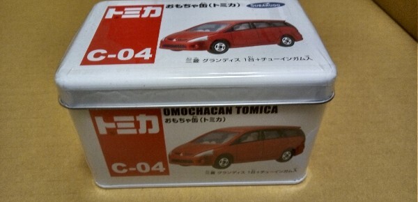  トミカ　おもちゃ缶(トミカ）　C-04　三菱　グランディス