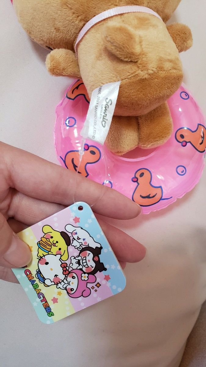 キティちゃん 日焼け ガングロ サングラス 浮き輪 マスコット キティちゃん 日焼け ガングロ サングラス 浮き輪 マスコット