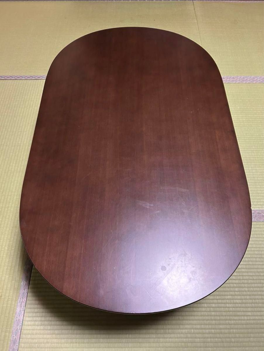 取扱説明書あり】【ペット タバコなし】無印良品 楕円こたつ 取扱説明書あり】【ペット タバコなし】無印良品 楕円こたつ