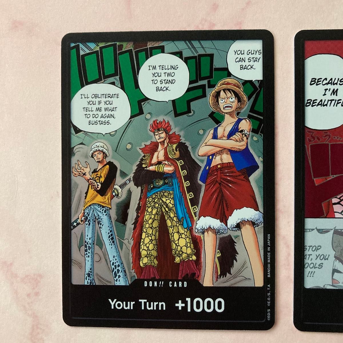ワンピースカード 海外版 ドンカード 英語 ハンコック ルフィ ワンピースカード 海外版 ドンカード 英語 ハンコック ルフィ