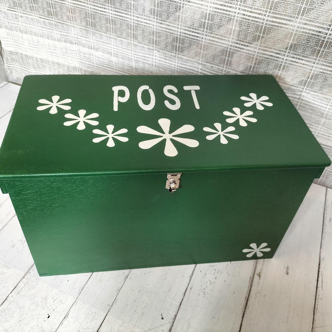 66《宅配BOX》収納 コンテナ ポスト 置き配 りんご箱 木箱 インテリア