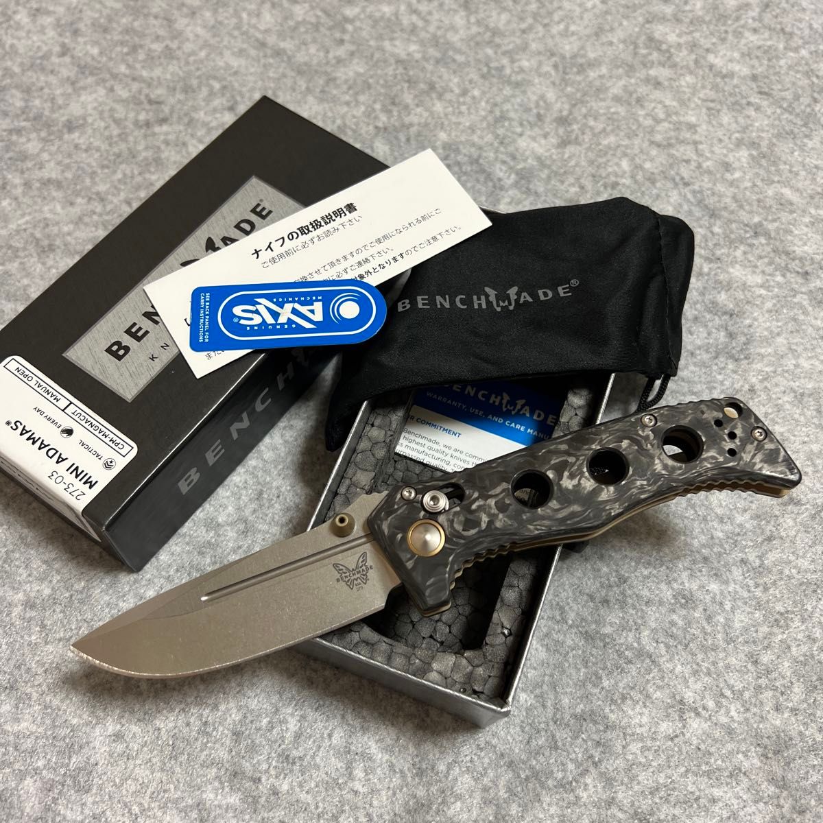 BENCHMADE(ベンチメイド)ミニアダマス273-03 未使用品 良識価格 BENCHMADE(ベンチメイド)ミニアダマス273-03 未使用品 良識価格