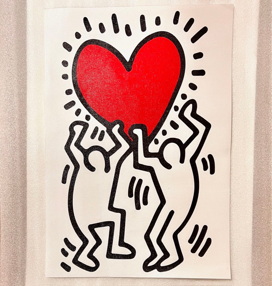 人気 Keith Haring キース・ヘリング 21 30cm キャンバスアート 人気 Keith Haring キース・ヘリング 21 30cm キャンバスアート