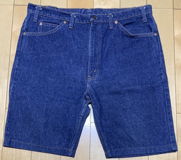 処分セール38良品 USA製 オリジナル Levi's リーバイス 517 ハーフ デニムパンツ ジーンズ カットオフ ショーツ 20517－0217 / 80’s 70’s_画像2