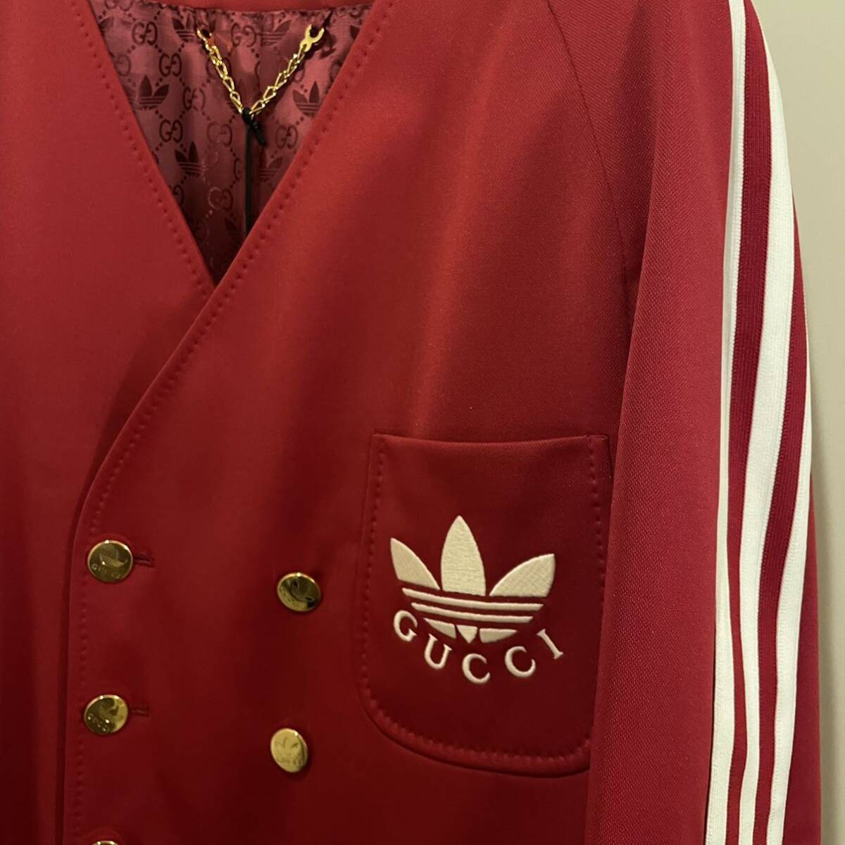 2022aw 定価50万 GUCCI adidas コラボレーション ノーカラー 2022aw 定価50万 GUCCI adidas コラボレーション ノーカラー