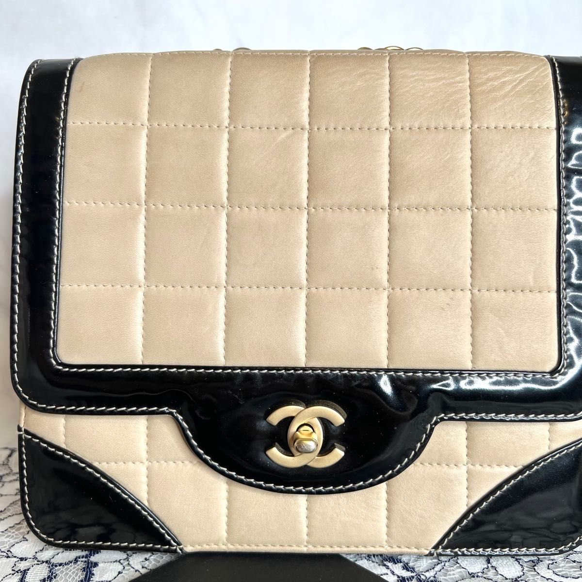 CHANEL シャネル【美品】 チョコバー マトラッセ ショルダー CHANEL シャネル【美品】 チョコバー マトラッセ ショルダー