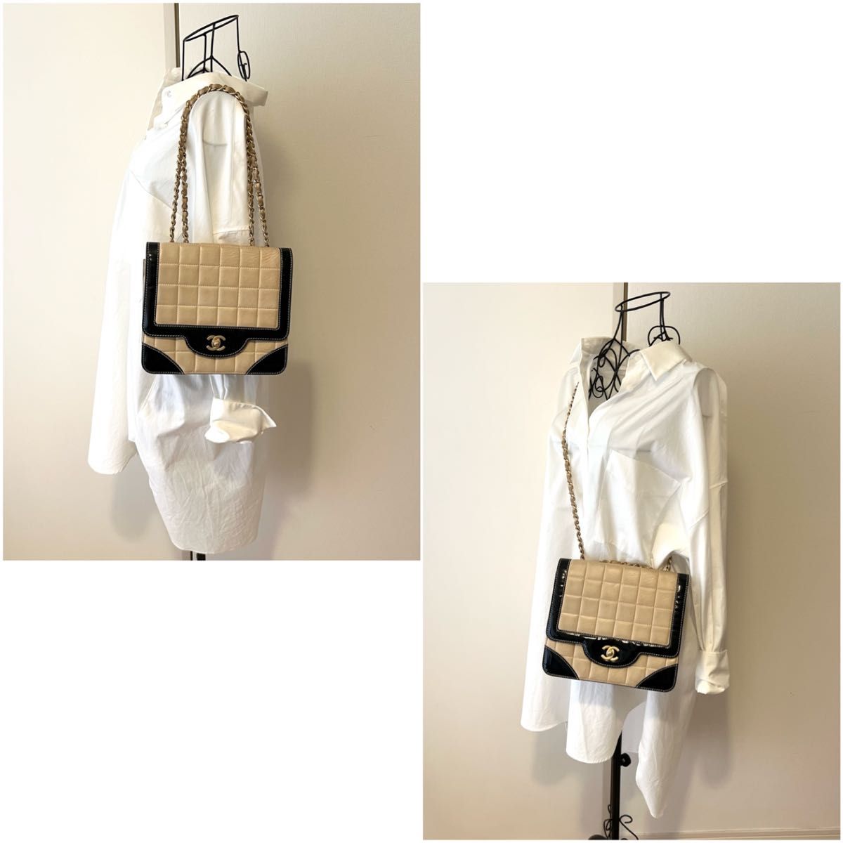 CHANEL シャネル【美品】 チョコバー マトラッセ ショルダー CHANEL シャネル【美品】 チョコバー マトラッセ ショルダー
