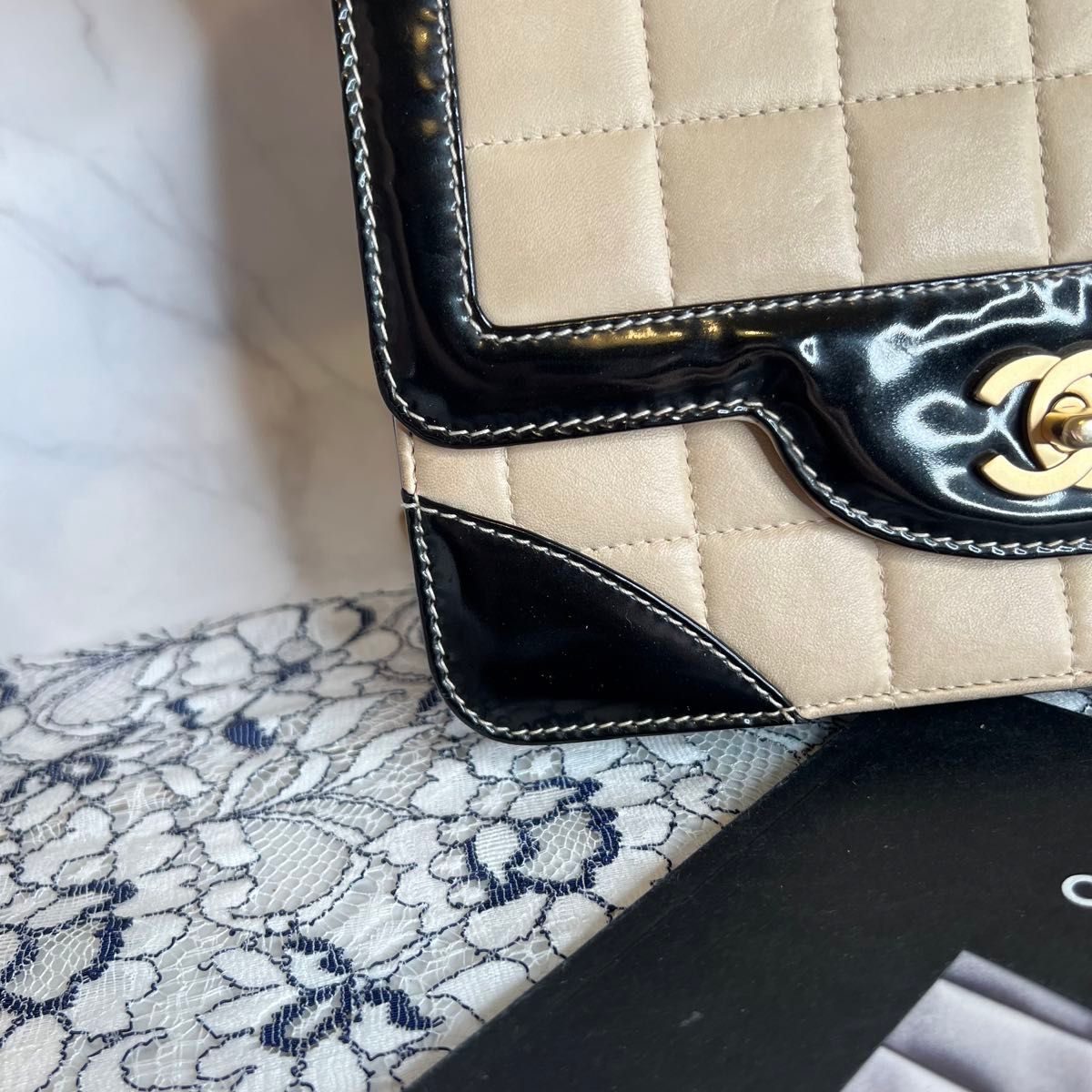 CHANEL シャネル【美品】 チョコバー マトラッセ ショルダー CHANEL シャネル【美品】 チョコバー マトラッセ ショルダー