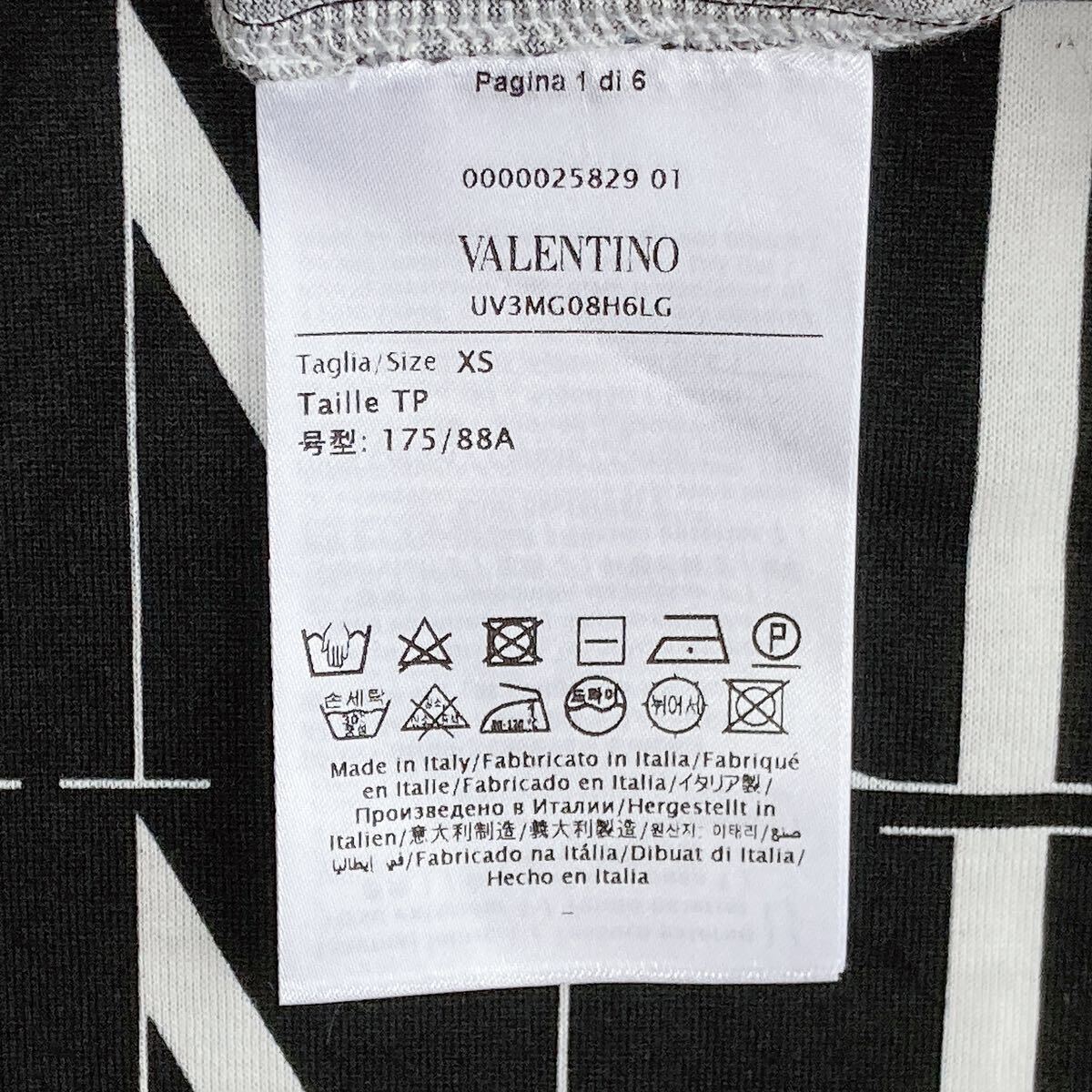 定価8万 タグ付き 新品 ヴァレンティノ VLTN 総柄 ロゴ Tシャツ 定価8万 タグ付き 新品 ヴァレンティノ VLTN 総柄 ロゴ Tシャツ