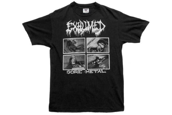 激レア! 90's EXHUMED 『GORE METAL』 Tシャツ CARCASS NAPALM DEATH