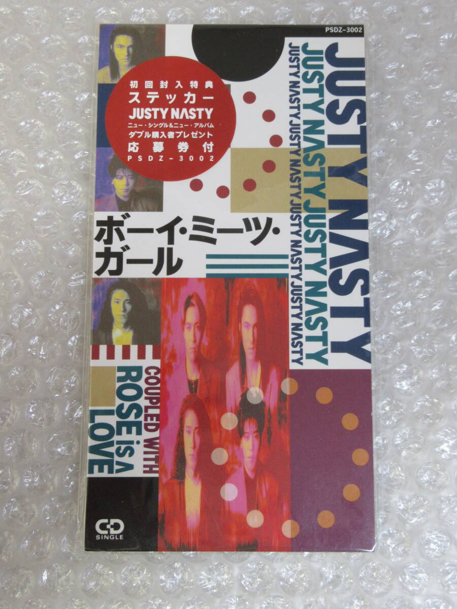 シングルCD△JUSTY NASTY[ボーイ?ミーツ?ガール]8cm/3インチ/短冊(cè)