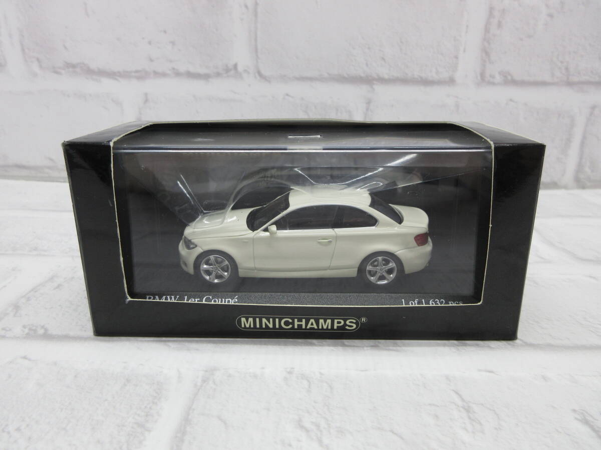 ミニカー 1/43 ミニチャンプス BMW 1シリーズ クーペ 2007 ミニカー 1/43 ミニチャンプス BMW 1シリーズ クーペ 2007