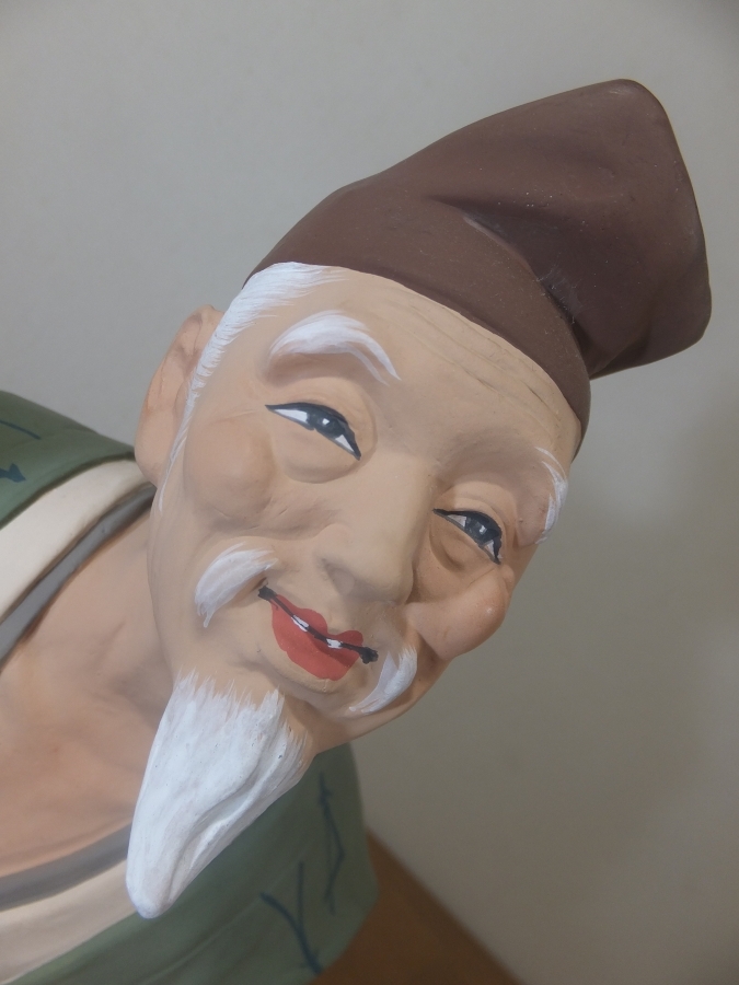 真作保証】 小島与一 (與一) 自作 養老 博多人形 伝説の人形師 真作保証】 小島与一 (與一) 自作 養老 博多人形 伝説の人形師