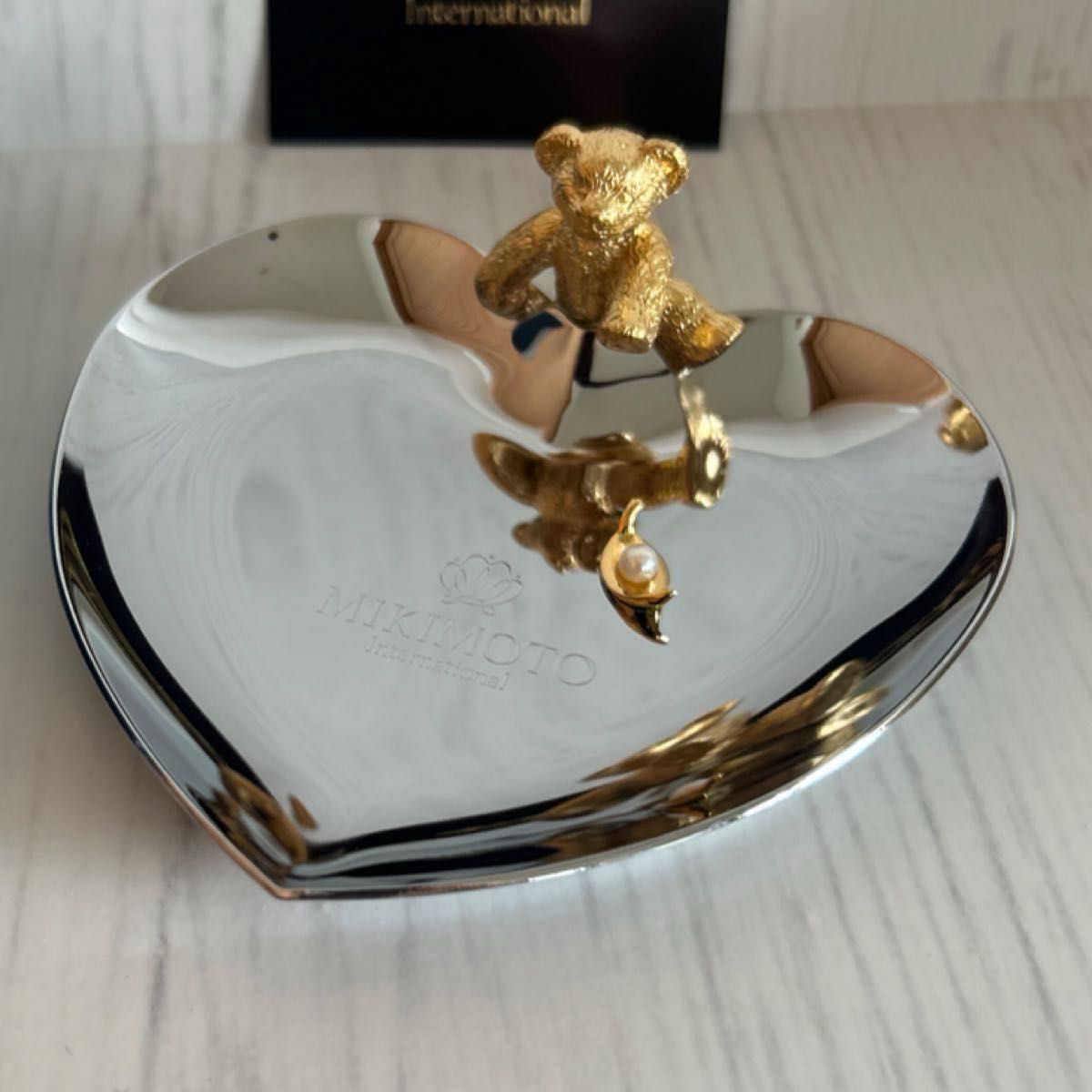 ミキモト ジュエリートレイ アクセサリートレイ テディベア クマ ミキモト ジュエリートレイ アクセサリートレイ テディベア クマ