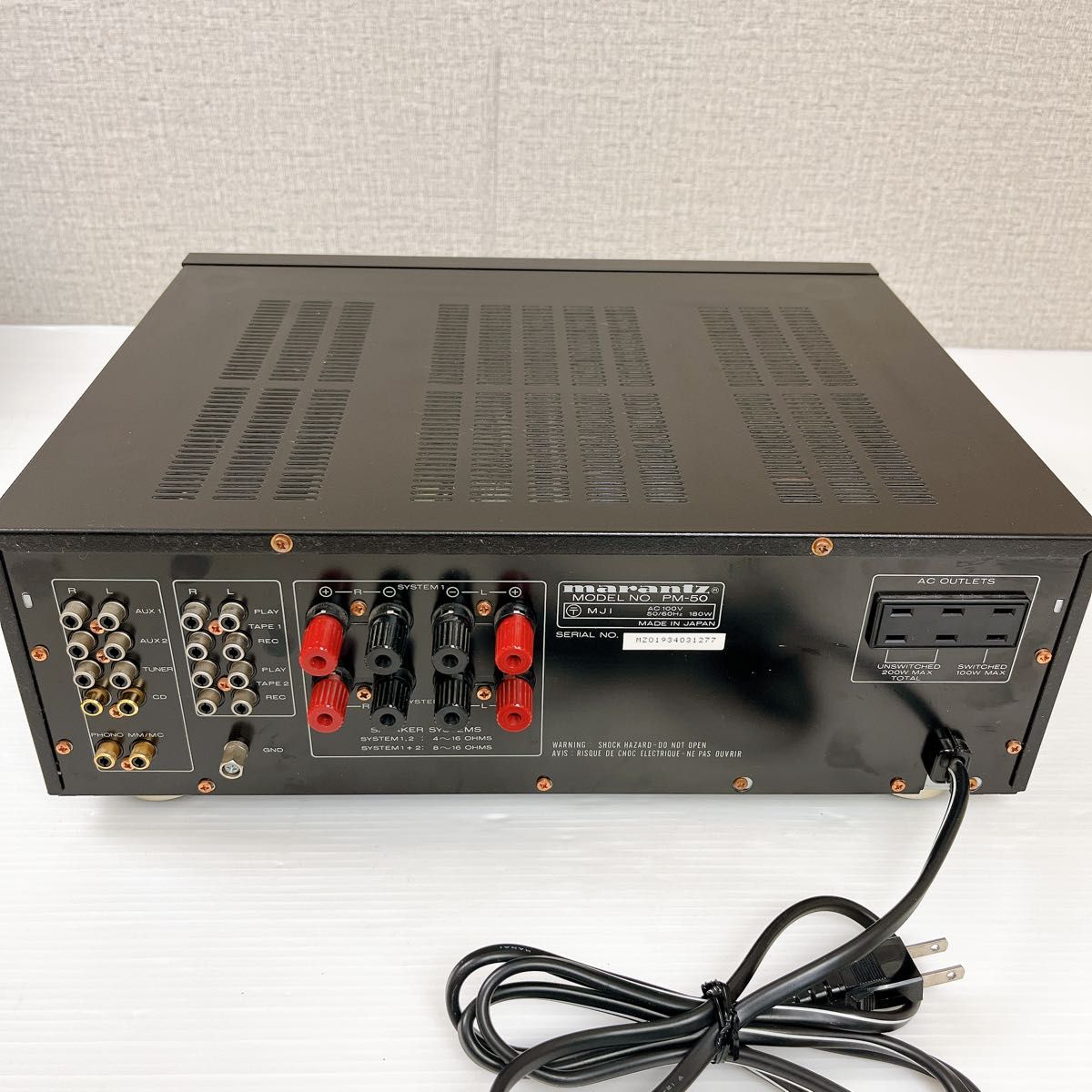 Marantz マランツ プリメインアンプ PM-50|Yahoo!フリマ(旧 Marantz マランツ プリメインアンプ PM-50|Yahoo!フリマ(旧