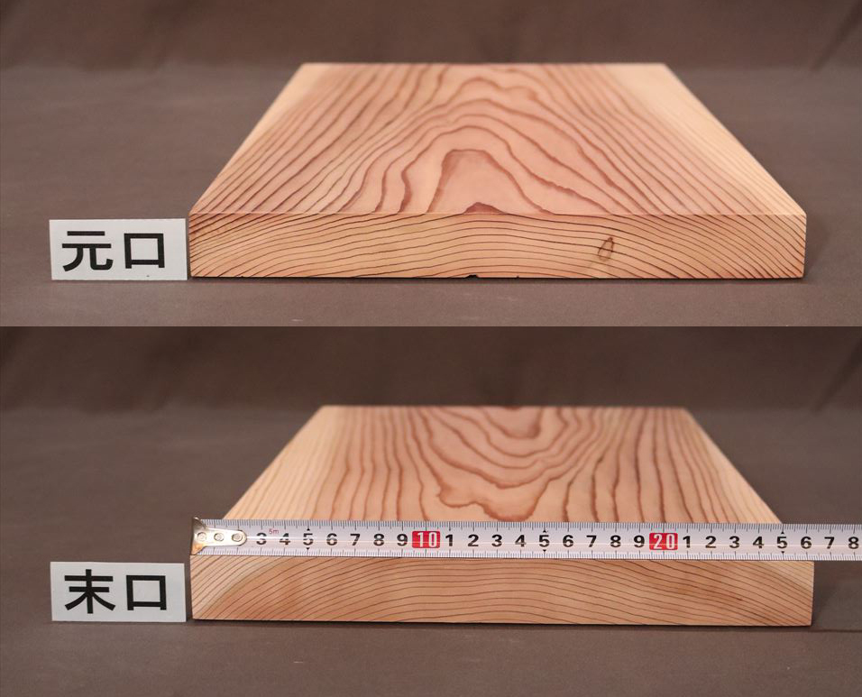 一枚板 杉 サンダー仕上 510x31x262mm 19071010 無垢 杉板 棚板 まな板 サイドテーブル 天板 DIY スギ 工作 アウトドア_画像5