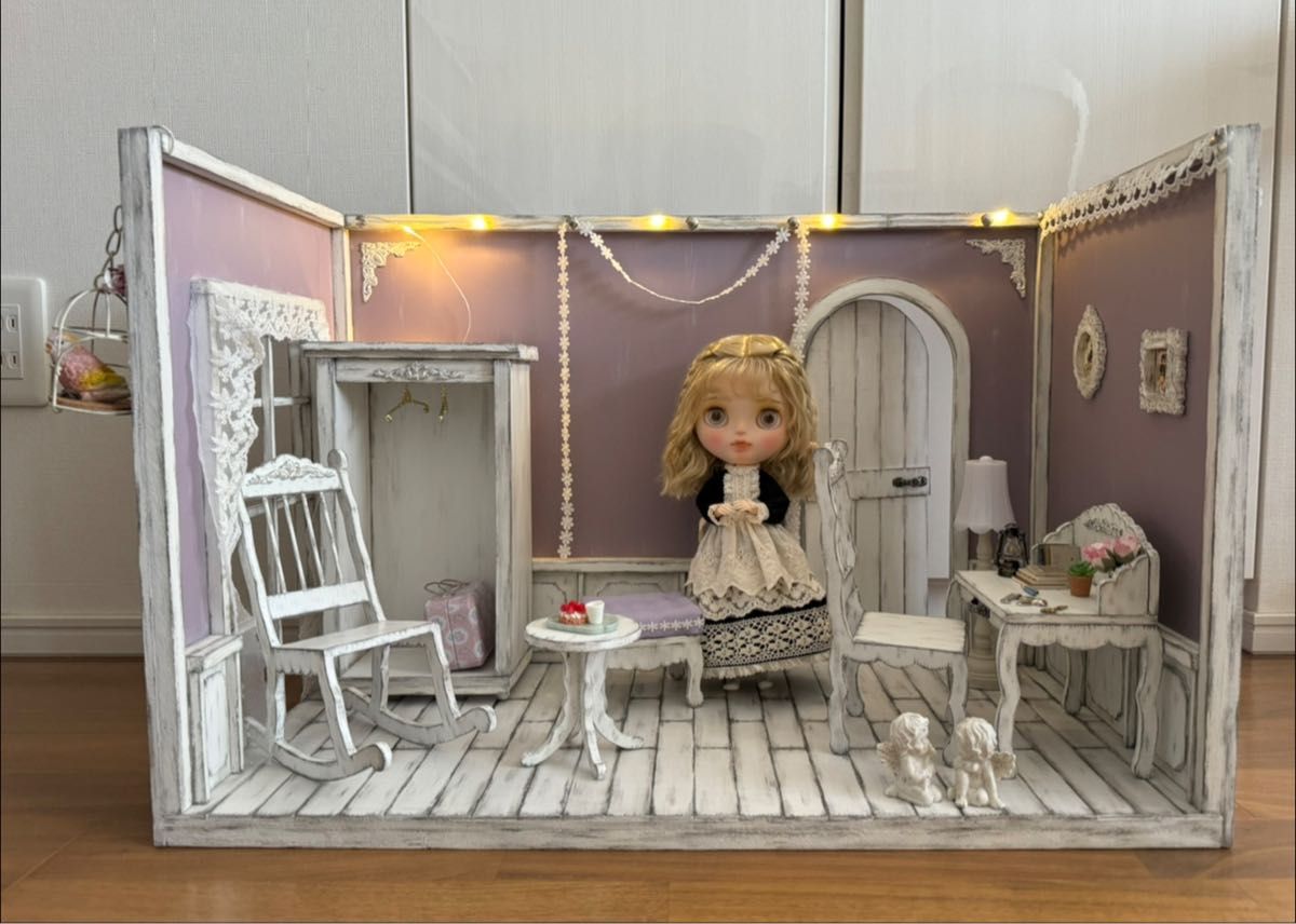 ドールハウス 1/6ドール ブライス 背景ボード ミニチュアハウス ドールハウス 1/6ドール ブライス 背景ボード ミニチュアハウス