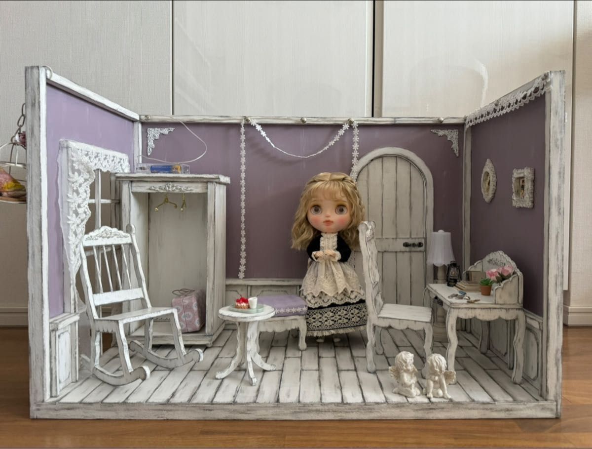 ドールハウス 1/6ドール ブライス 背景ボード ミニチュアハウス ドールハウス 1/6ドール ブライス 背景ボード ミニチュアハウス