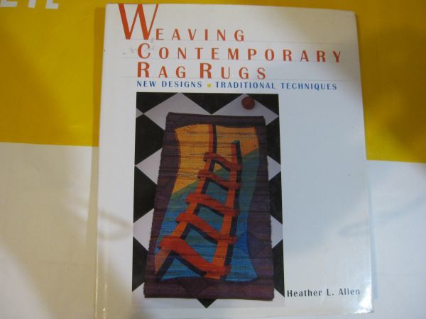 ラグの折り方　洋書　Weaving Contemporary Rag Rugs 英語_画像1