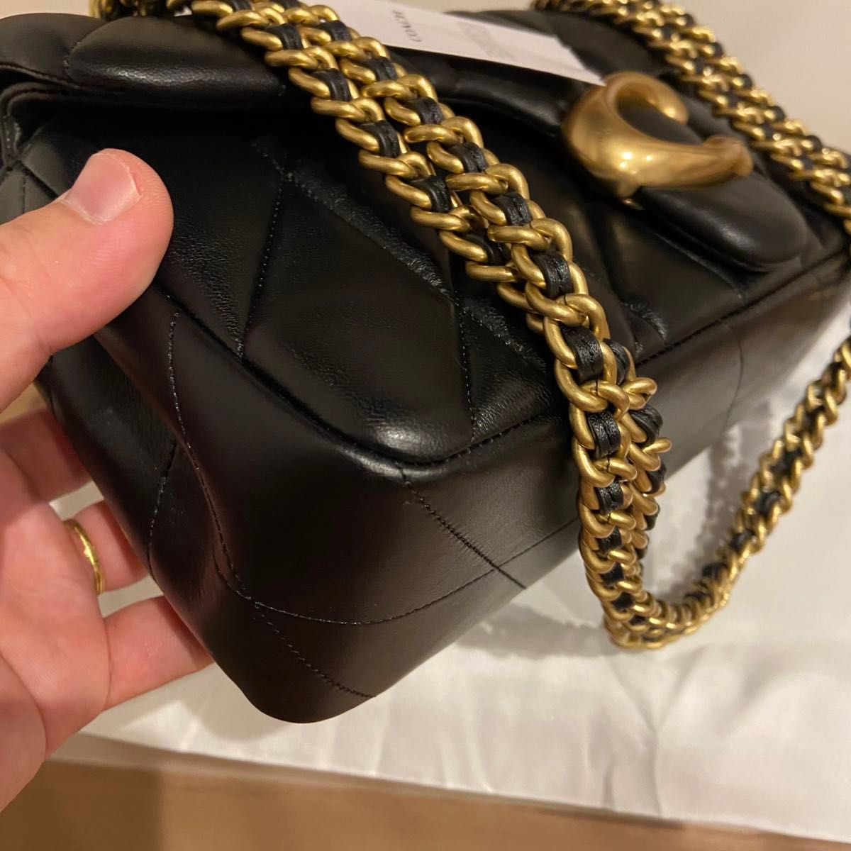 未使用品 コーチ coach CP150 レザー 本革 チェーンショルダー 未使用品 コーチ coach CP150 レザー 本革 チェーンショルダー