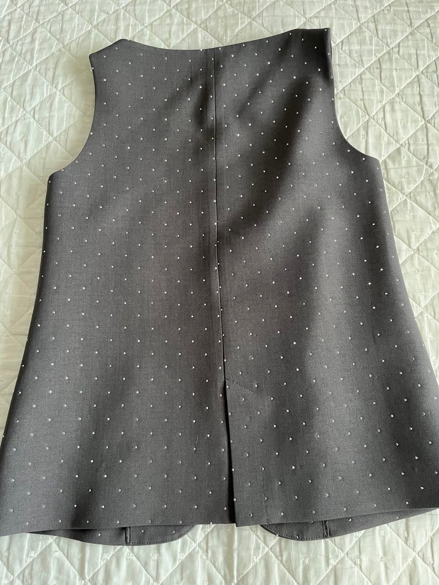 【美品】bibiy JEWEL VEST グレー Bibiy ジュエルベスト グレー|Yahoo!フリマ(旧PayPayフリマ)