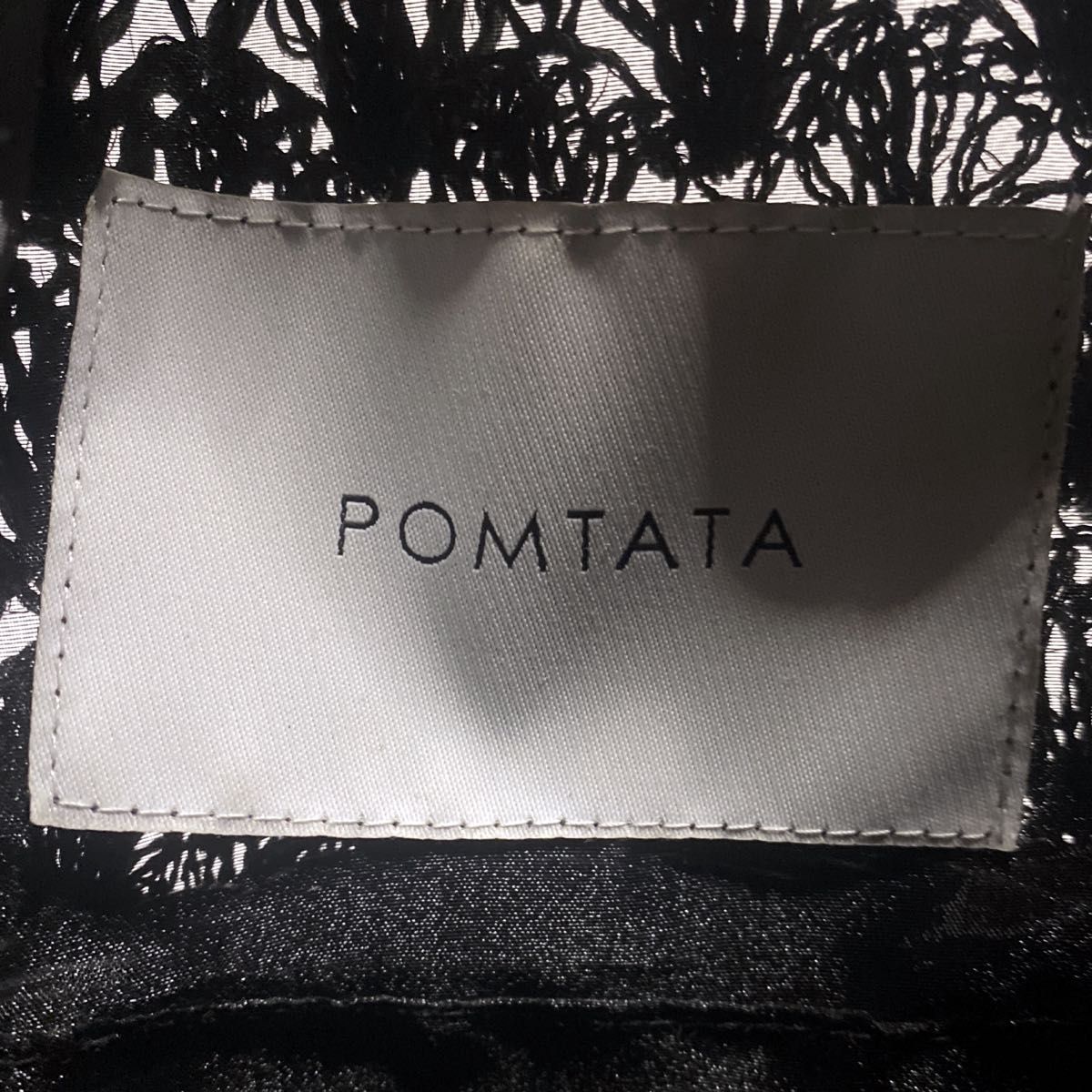 POMTATA ポンタタ ラタン アバカクロシェ カウレザー 2way 巾着 POMTATA ポンタタ ラタン アバカクロシェ カウレザー 2way 巾着