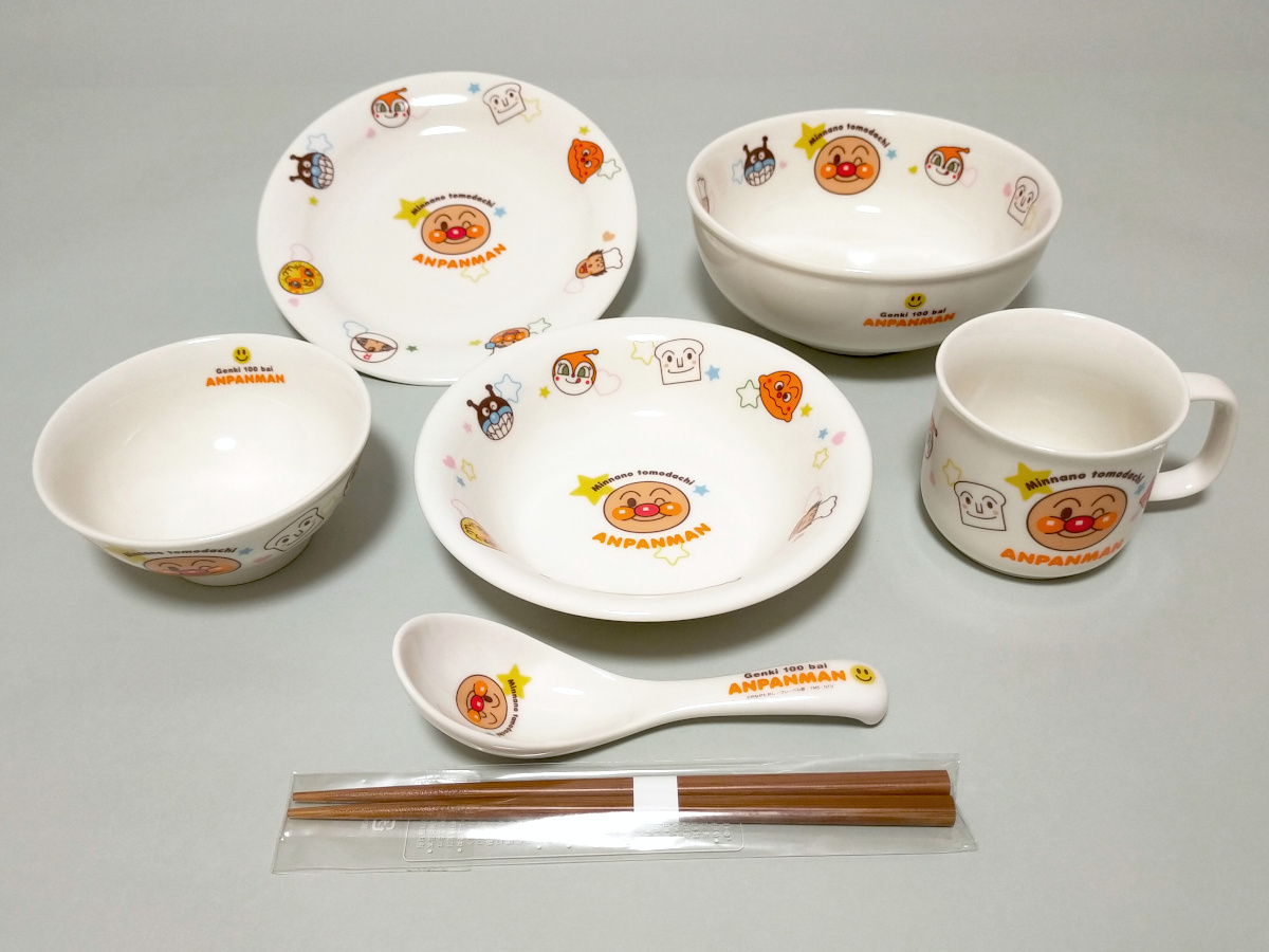 金正陶器 それいけアンパンマン キッズ7点セット 074752 こども 金正陶器 それいけアンパンマン キッズ7点セット 074752 こども