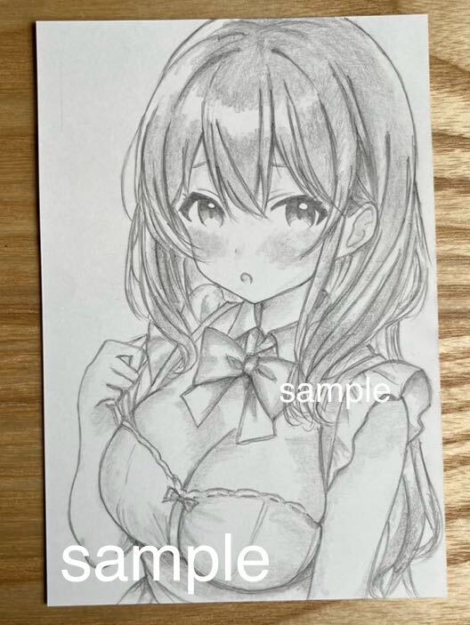 Yahoo!オークション - オリジナル 手描きイラスト 女の子 Yahoo!オークション - オリジナル 手描きイラスト 女の子