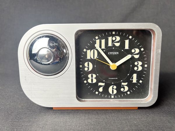  Showa Retro CITIZEN тип аккумулятора настольные часы orange * Citizen / подлинная вещь / глаз ... часы / аналог / интерьер / смешанные товары / коллекция / бытовая техника 