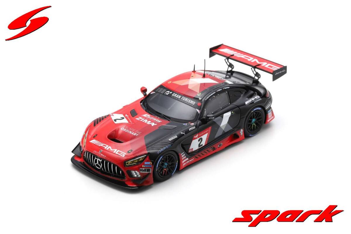 □限定300pcs. スパークモデル 1/43 2023 メルセデスAMG GT3 #2 □限定300pcs. スパークモデル 1/43 2023 メルセデスAMG GT3 #2