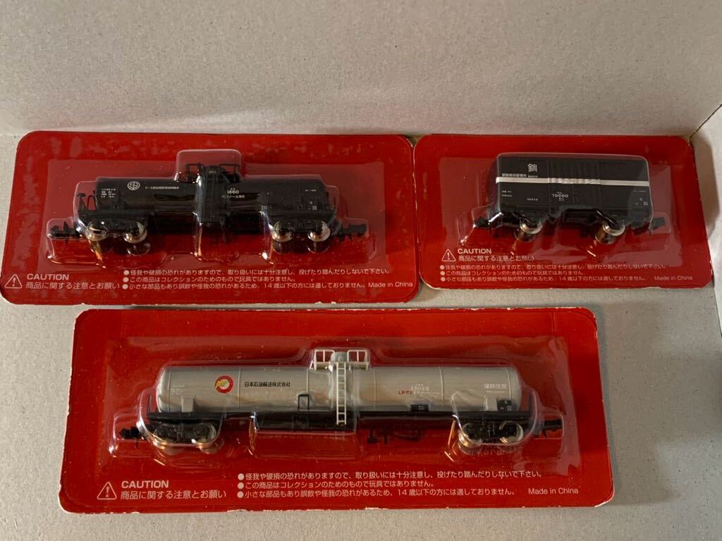 アシェット タキ1800 タキ25000 ワム70000釧 3両セット①日本の貨物列車 Nゲージ 鉄道模型
