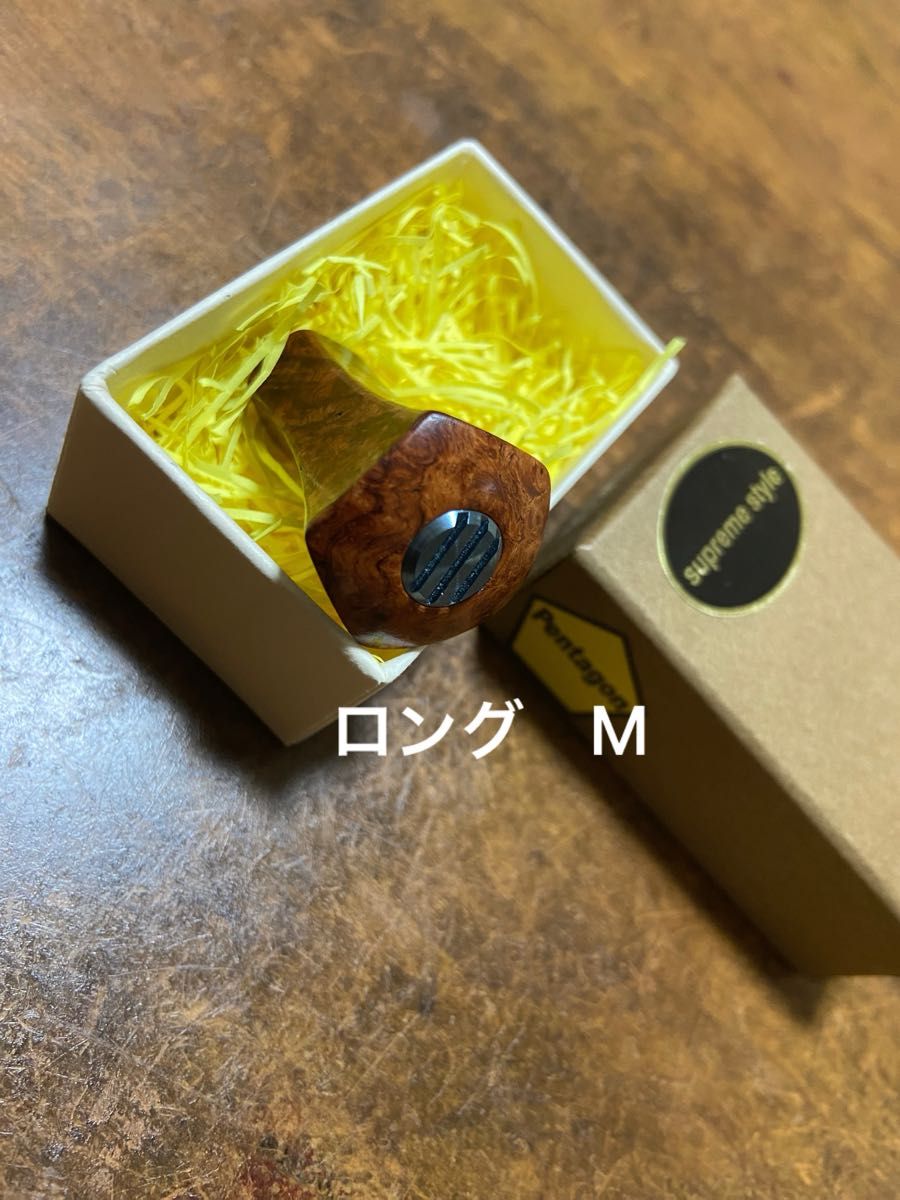 スプリームスタイルペンタゴンロングM ウッドノブ本花梨瘤② スプリームスタイルペンタゴンロングM ウッドノブ本花梨瘤②