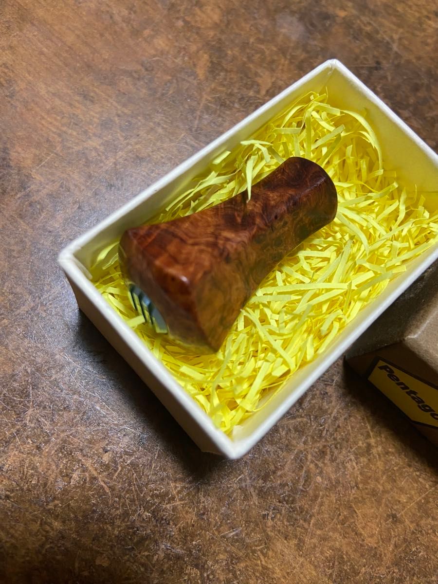 スプリームスタイルペンタゴンロングM ウッドノブ本花梨瘤② スプリームスタイルペンタゴンロングM ウッドノブ本花梨瘤②