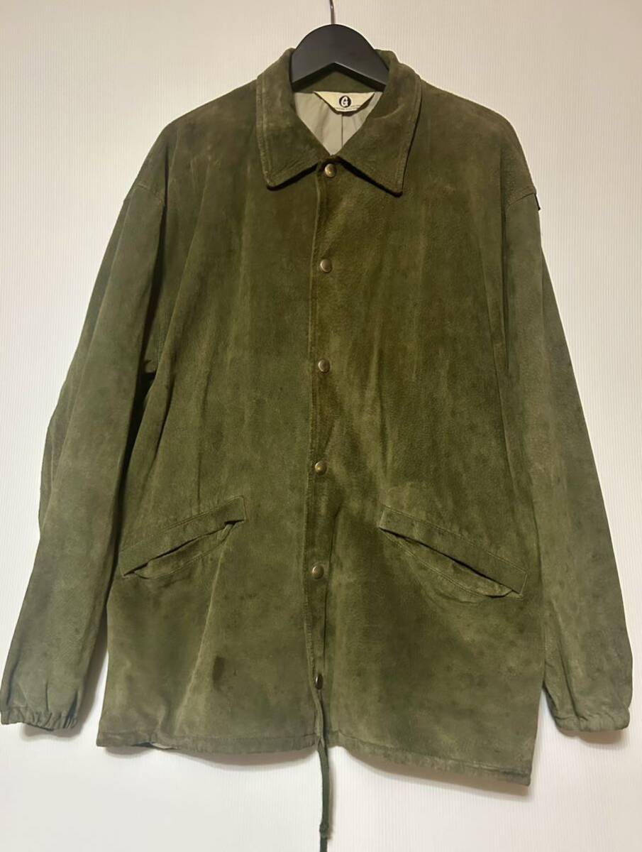 Yahoo!オークション - GOODENOUGH VINTAGE SUEDE COACH JACKET Yahoo!オークション - GOODENOUGH VINTAGE SUEDE COACH JACKET