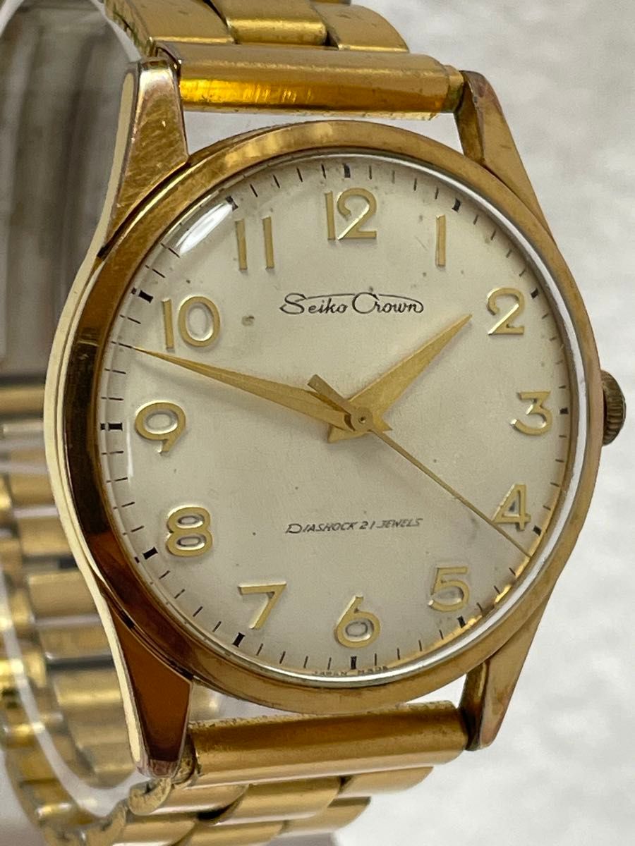 SEIKO セイコー クラウン 手巻き【J14091】全数字インデックス SEIKO セイコー クラウン 手巻き【J14091】全数字インデックス