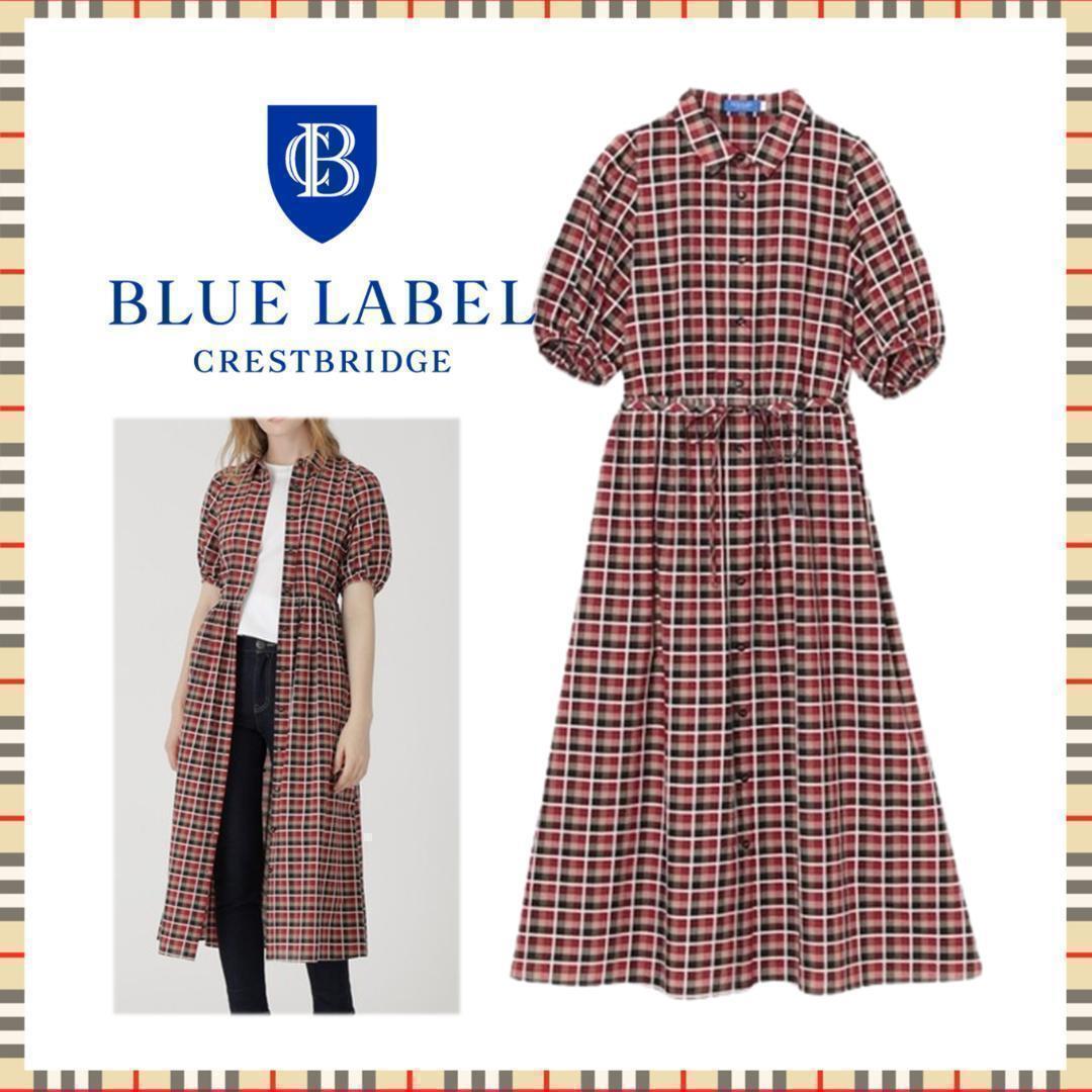 ○★新品 未使用 ブルーレーベル クレストブリッジ ミニローンドビーワンピース 新品未使用 ブルーレーベル クレストブリッジ ミニローンドビー