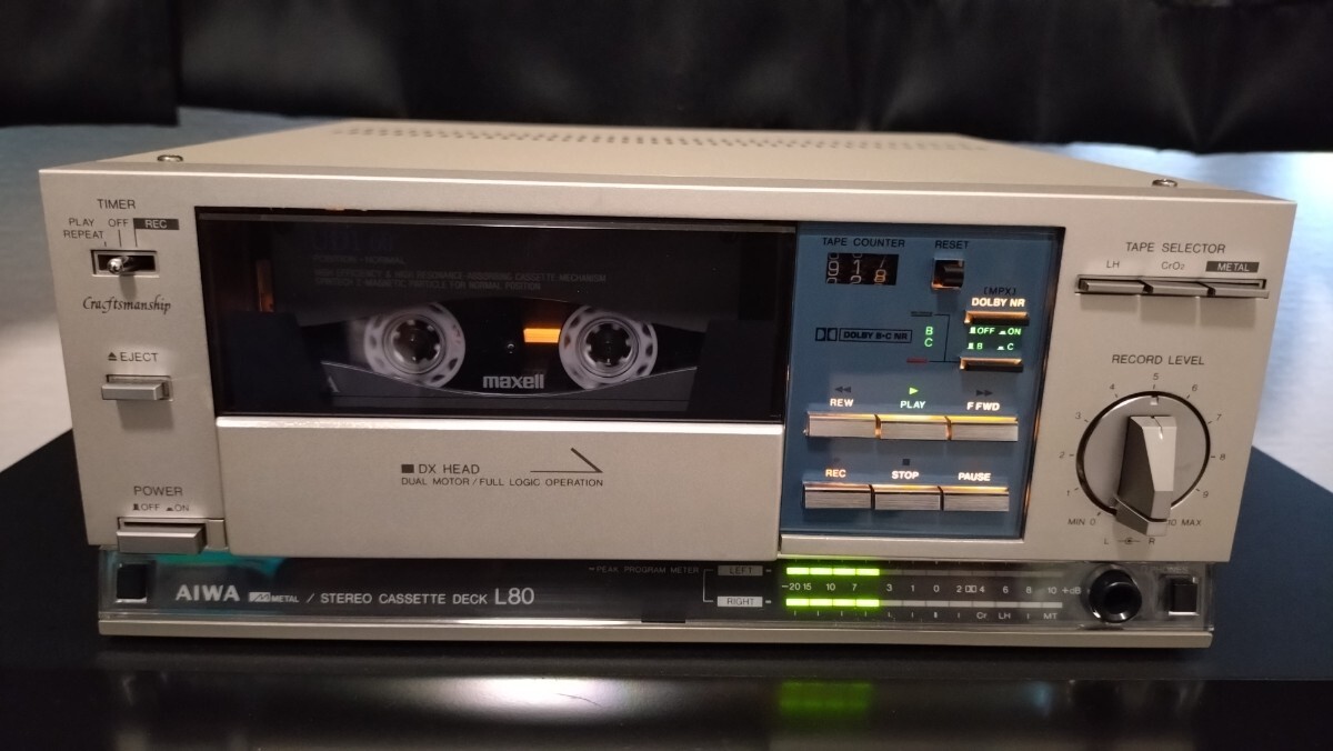 Yahoo!オークション - AIWA AD-L80 カセットデッキ Yahoo!オークション - AIWA AD-L80 カセットデッキ