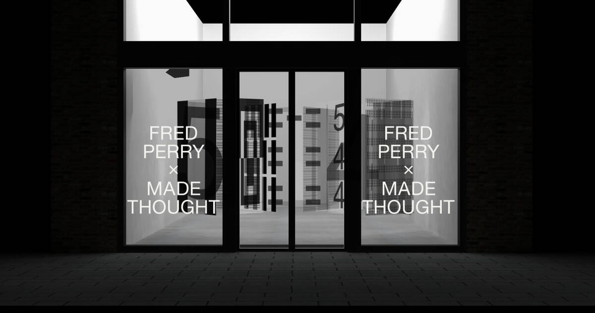 レア FRED PERRY × MADE THOUGHT トラックジャケット S ブラック レア FRED PERRY × MADE THOUGHT トラックジャケット S ブラック