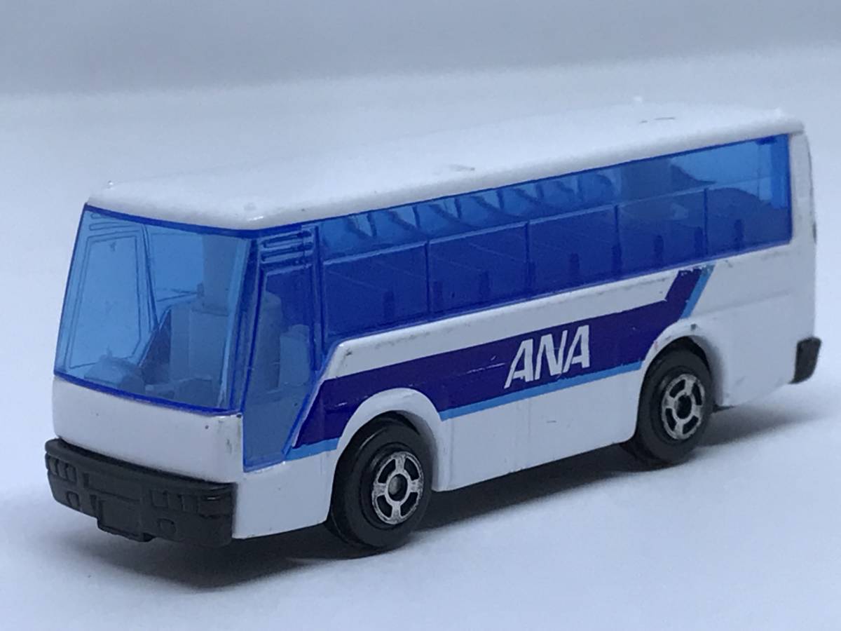 ヨ5★トミカサイズ ミニカー WELLY ウェリー 空港用 エアポート バス ANA No.99300_画像1