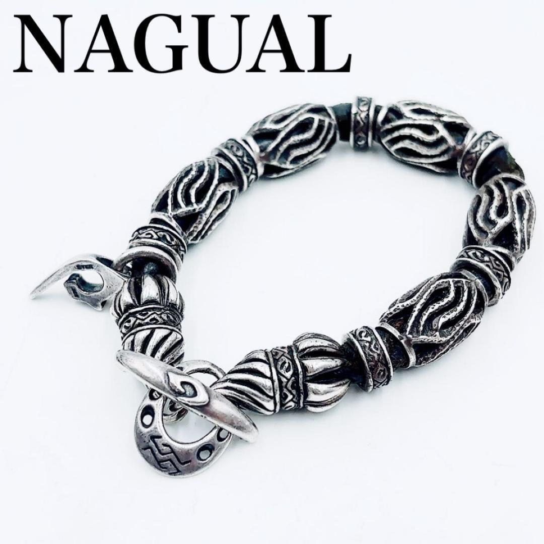 NAGUAL ブレスレット ナグァール アクセサリー レザー シルバー NAGUAL ブレスレット ナグァール アクセサリー レザー シルバー