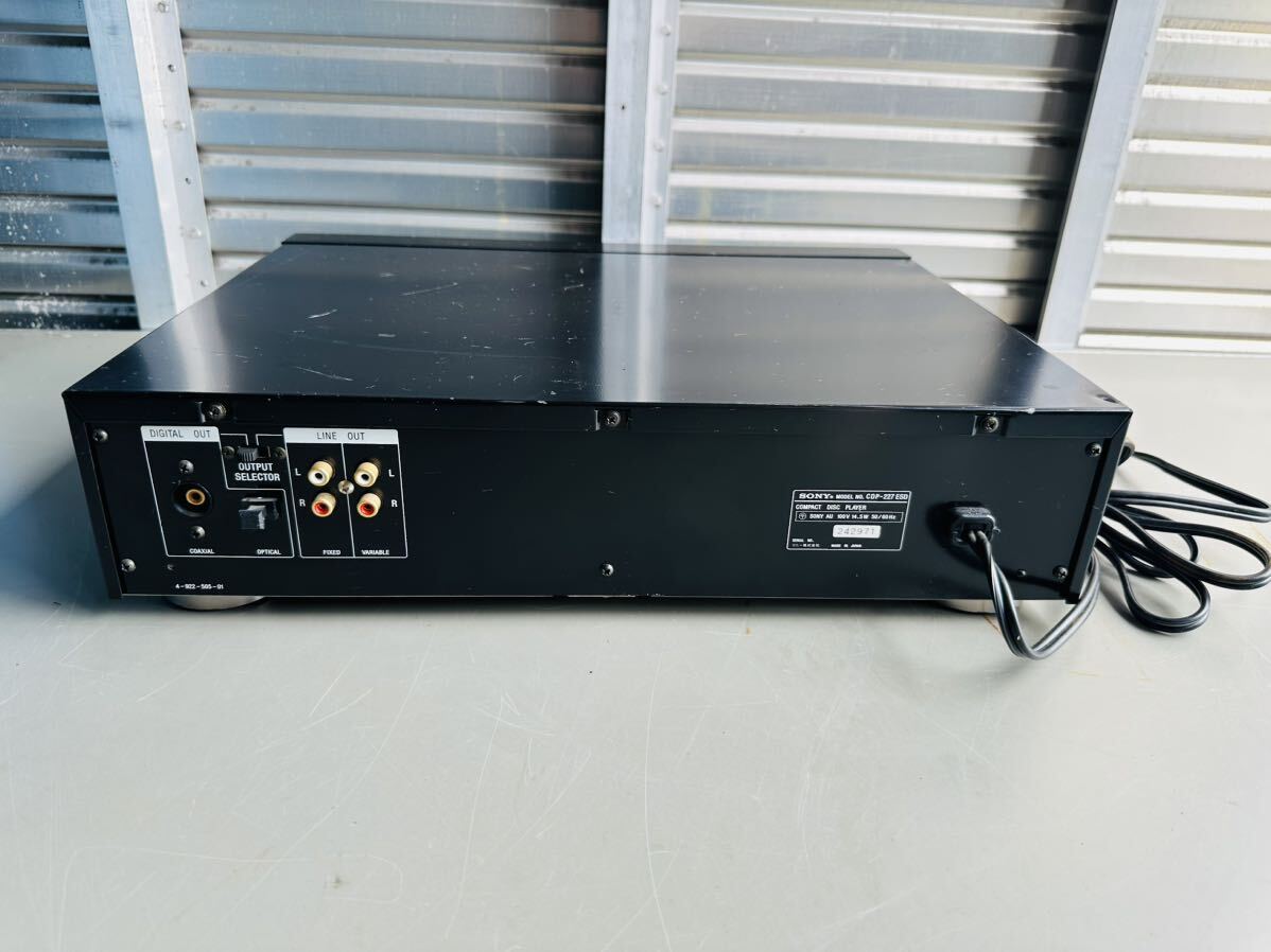 ジャンク SONY ソニー CDP-227ESD CD プレーヤー|家電、AV、カメラ ジャンク SONY ソニー CDP-227ESD CD プレーヤー|家電、AV、カメラ