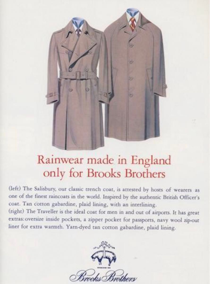 60s BROOKS BROTHERS uk製 トレンチコート|Yahoo!フリマ(旧 60s BROOKS BROTHERS uk製 トレンチコート|Yahoo!フリマ(旧