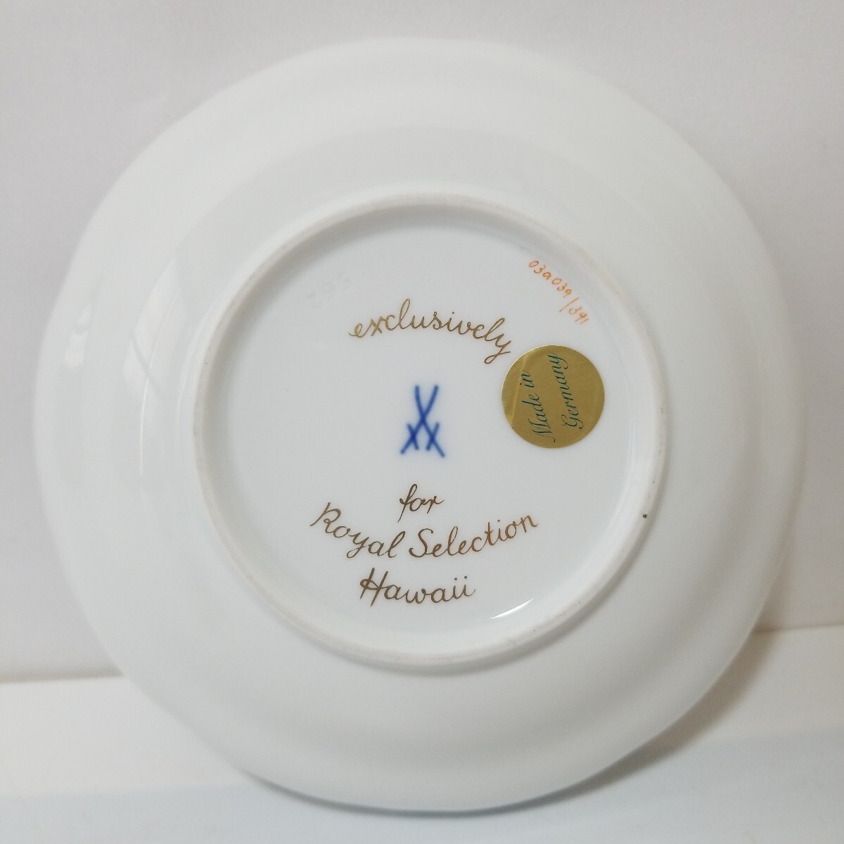 未使用保管品 Meissen マイセン トロピカルフラワー ハワイ限定 未使用保管品 Meissen マイセン トロピカルフラワー ハワイ限定