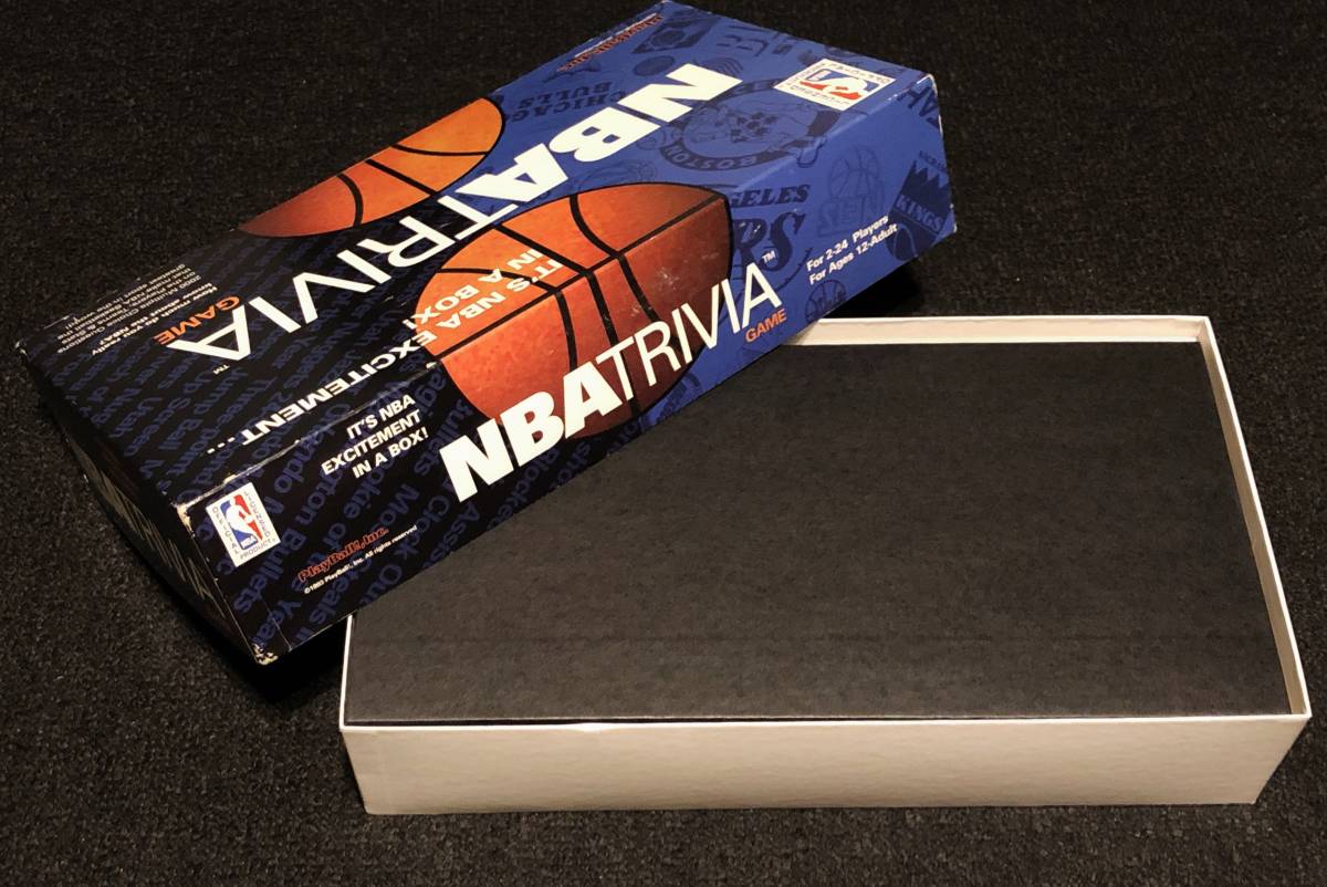 (C)1993年製NBA TRIVIA GAMEトリビアNBAオフィシャル公式ゲームOFFICIAL LICENSED選手カード名鑑93年製オールド90年代ビンテージ90sバスケの画像10