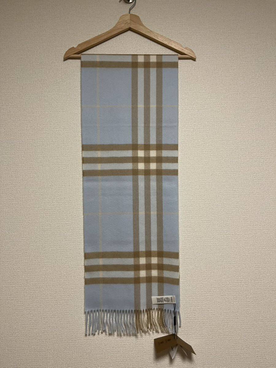BURBERRY バーバリー マフラー カシミア100% タグ付き未使用品 BURBERRY バーバリー マフラー カシミア100% タグ付き未使用品